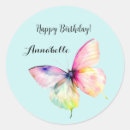 Search for colourful butterfly stickers Garden party