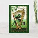 Search for irish harp cards St patrick's day