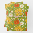 Search for daisies wrapping paper Retro