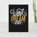 Search for big dreams cards Typography