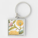 Search for yellow flowers key rings Decorative