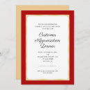 Search for appreciation dinner invitations Corporate