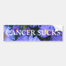 Search for cancer bumper stickers Sucks