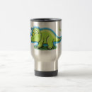 Search for cute green dinosaur mugs Cartoon