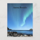 Search for northern lights postcards Scandinavia