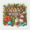 Search for warm christmas wishes stickers Snowman