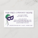 Search for drama business cards Arts