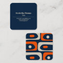Search for mid century business cards Retro