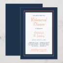 Search for coral rehearsal dinner invitations Modern