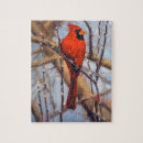 Search for cardinal bird puzzles Nature