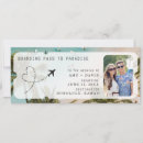 Search for travel tropical wedding invitations Ticket