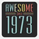 Search for vintage 1973 stickers Retro