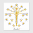 Search for indiana state flag stickers Stars