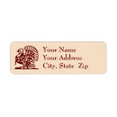 Search for thanksgiving turkey return address labels Dinner