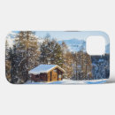 Search for winter cabin iphone cases Snow