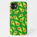 Search for avocado fruit iphone cases Green