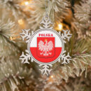 Search for polish flag christmas tree decorations Polska
