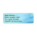Search for storm return address labels Blue