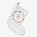 Search for feminine christmas stockings Floral