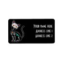 Search for cute skull return address labels Halloween