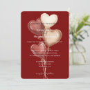 Search for balloon wedding invitations Red
