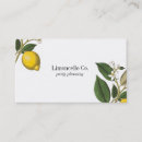 Search for lemon business cards Rustic