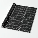 Search for believe wrapping paper Black