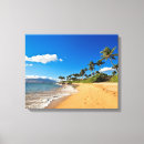 Search for tropical beach canvas prints Hawaii