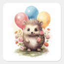 Search for cute hedgehogs stickers Forest animal