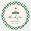 Search for golf thank you stickers Green