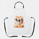 Search for happy dog aprons Santa claus