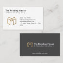Search for bookstore business cards Librarian