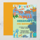 Search for jungle 4th birthday invitations Boy