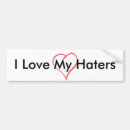 Search for hater bumper stickers Humour