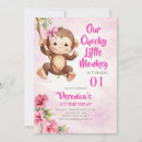 Search for our little monkey invitations For kids