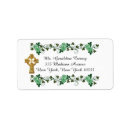 Search for shamrock return address labels Green