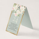 Search for blush and sage green table cards Elegant