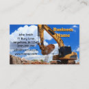 Search for excavation business cards Heavy equipment