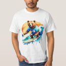 Search for bear surf tshirts Funny