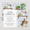 Search for cooking bridal shower invitations Modern