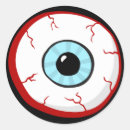 Search for scary zombie stickers Eye