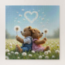 Search for teddy bear puzzles Heart
