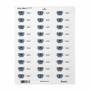 Search for camera return address labels Illustration