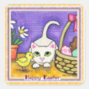 Search for cat easter stickers Kids