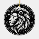 Search for leo zodiac christmas tree decorations Lion