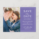 Search for purple save the date postcards Budget
