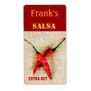 Search for salsa labels hot sauce