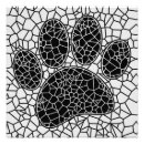 Search for black and white mosaic art Geometric