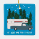 Search for road christmas tree decorations Camping