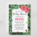 Search for ladybug baby shower invitations Summer